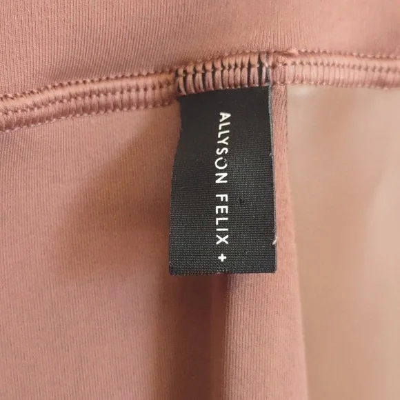 Athleta Allison Felix XXS  Reveal Tight Precision High Waisted Mauve Leggings - Picture 5 of 11